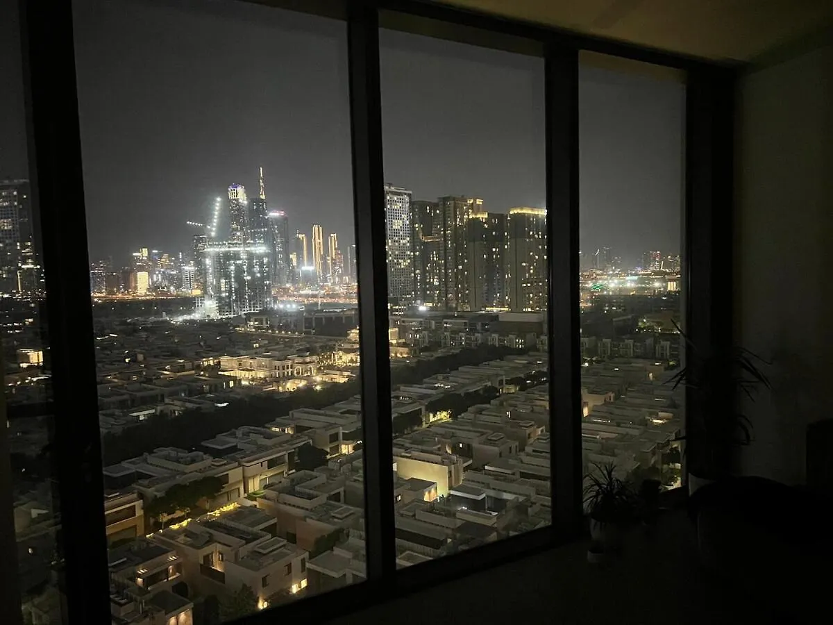 Apartament Sobha Waves Grande Big 1Br Apt Burj Khalifa Views! Dubaj